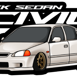 EK Sedan Sticker