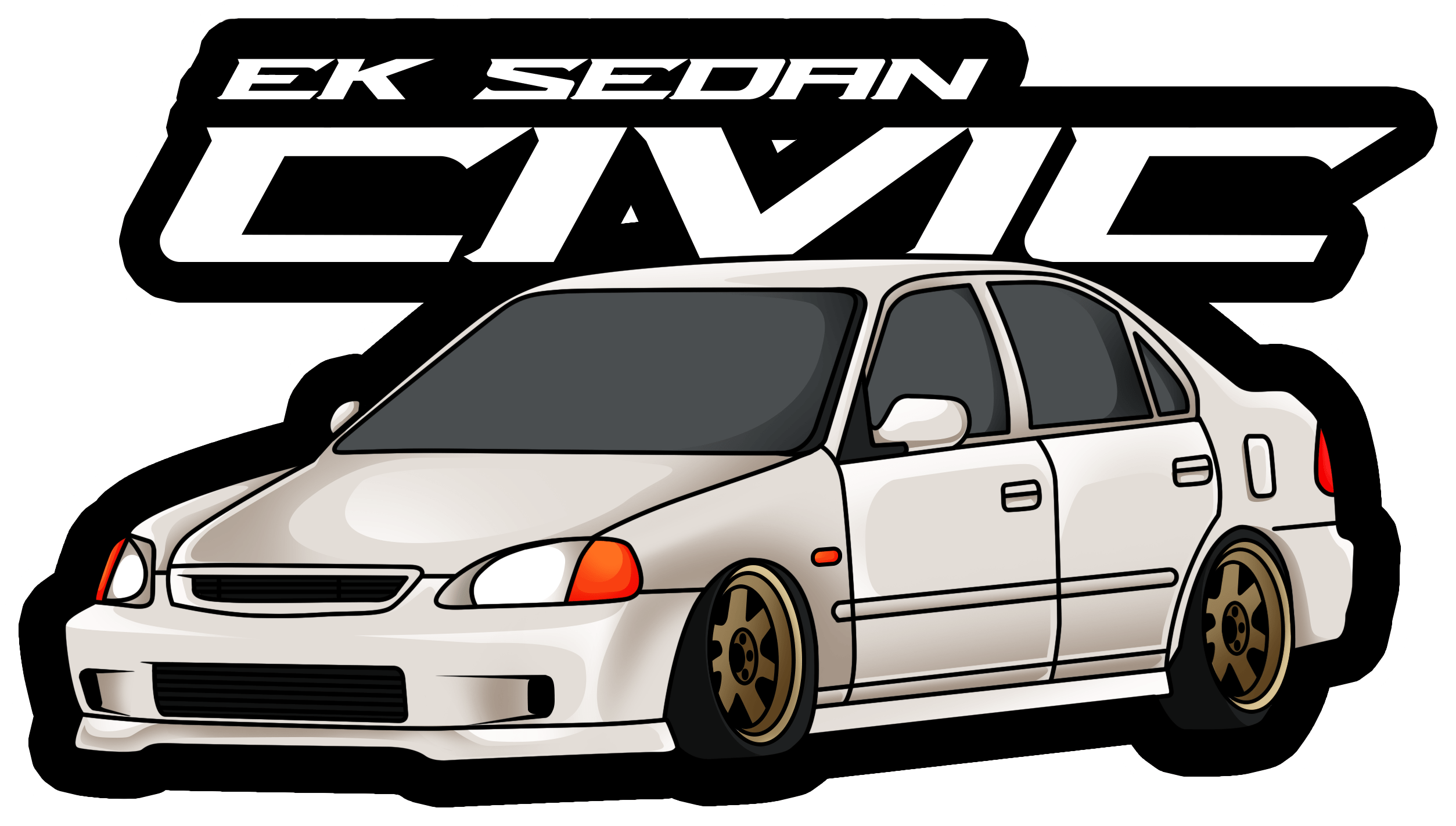 EK Sedan Sticker